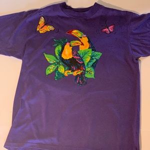 Vintage Woman’s SunbeltSportswear toucan butterfly